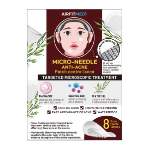 AIRFIT MEDI DEFENCE MICRO NEEDLE ANTI-ACNE PATCH W/SALICYLIC ACID & TEA TREE OIL - 8 PATCHES