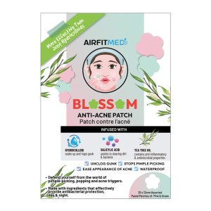 AIRFIT MEDI BLOSSOM ANTI-ACNE PATCH W/SALICYLIC ACID & TEA TREE OIL - 20 PATCHES