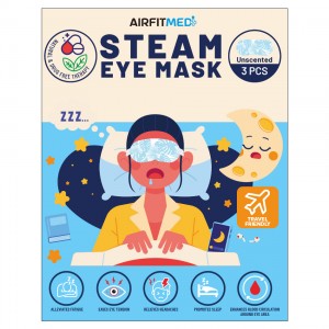 AIRFIT MEDI STEAM EYE MASK - 3 MASKS - UNSCENTED