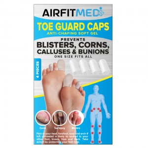 AIRFIT MEDI FOOTCARE TOE GUARD CAPS - 4 PIECES