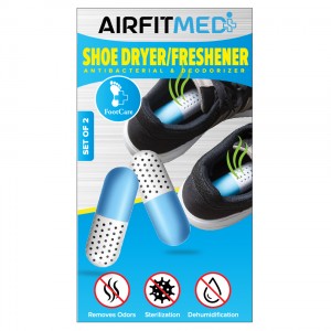 AIRFIT MEDI FOOTCARE SHOE DRYER/FRESHENER ANTIBACTERIAL & DEODORIZER - SET OF 2