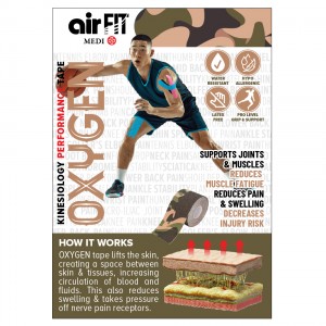 AIRFIT MEDI OXYGEN KINESIO TAPE - CAMO CLASSIC