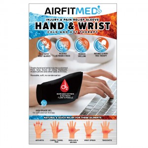 AIRFIT MEDI HOT & COLD GEL THERAPY WRIST WRAP SLEEVE